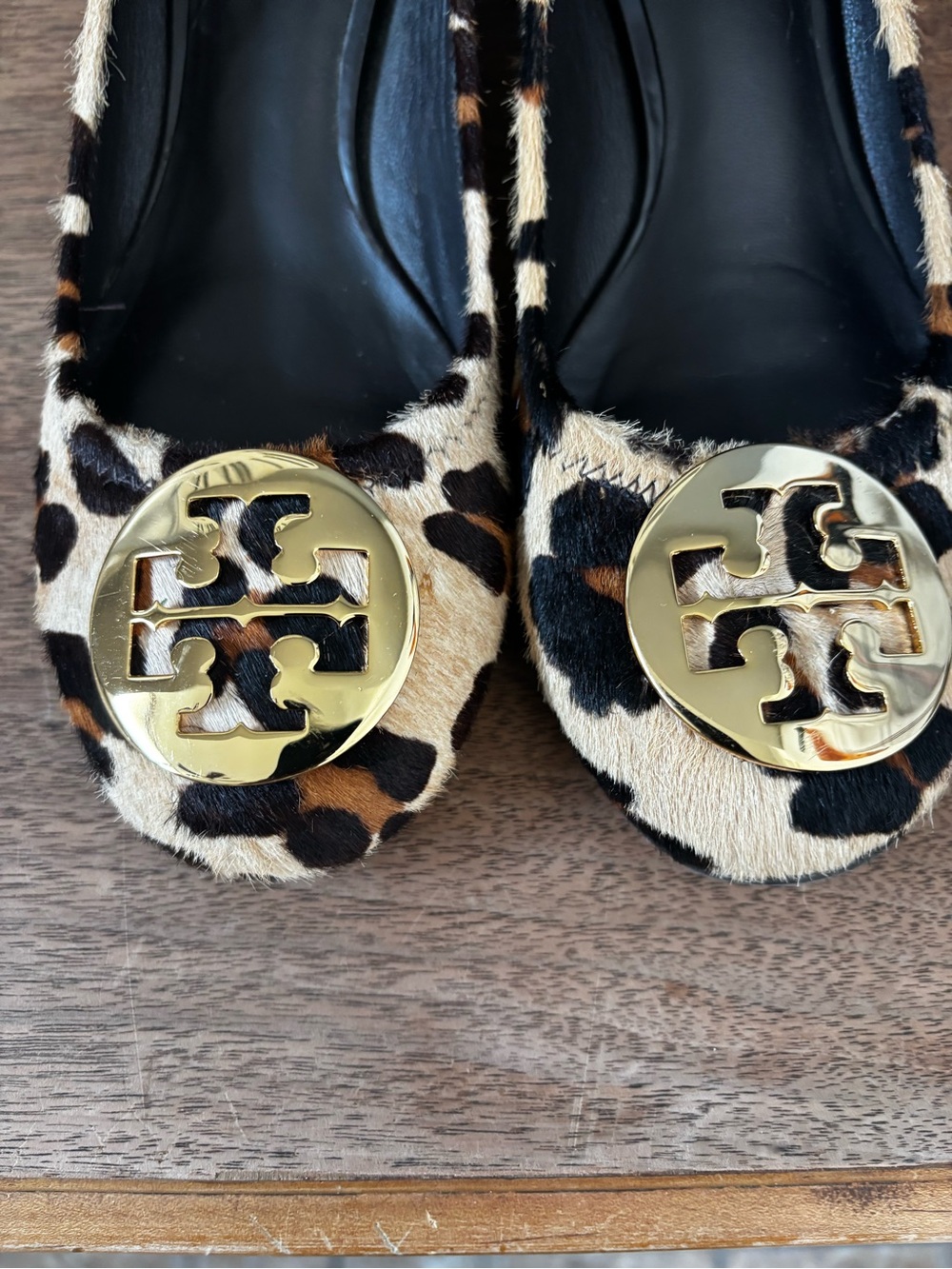 Tory Burch Amy Leopard-Print Low Block Heel Pumps (8) - Picture 4 of 11